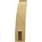 Ekena Millwork 3-inch W x 14-inch D x 14-inch H Lafayette Rough Cedar Woodgrain TimberThane Knee Brace, Primed BRCUR03X14X14LFTRCPR - alternate 3